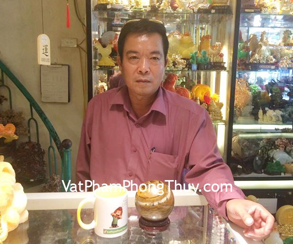 Chú Đạt- khách hàng mua quả cầu đá mắt mèo M183-S2-4119