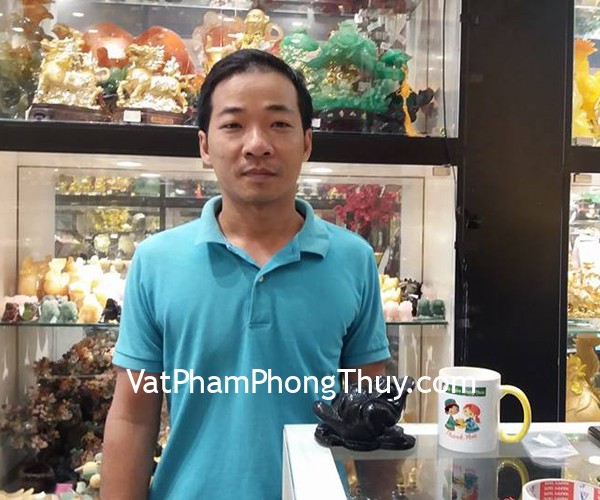 Anh Khương - khách hàng mua thiềm thừ hắc ngà lớn GM155