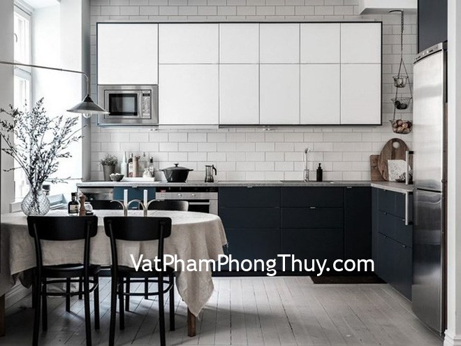 Nguyên tắc bố trí phòng bếp hút lộc trong phong thủy