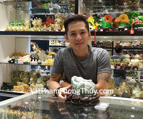 Anh Tuấn - khách hàng mua thiềm thừ ngọc phỉ thúy NS168