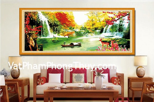 Những cấm kị nên tránh khi treo tranh phong thủy phòng khách để gia tăng tài lộc
