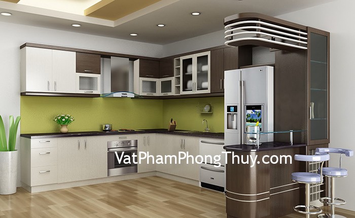 Chọn màu bếp hợp phong thủy để được nhiều may mắn