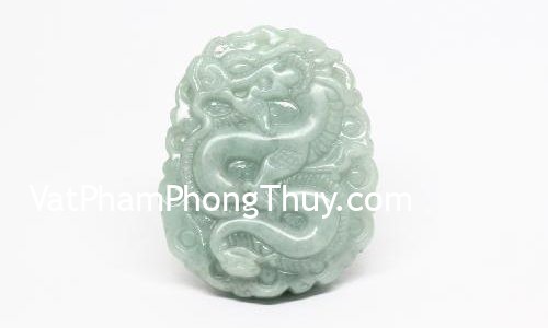 Mặt dây chuyền đá cẩm thạch Rồng theo phong thủy