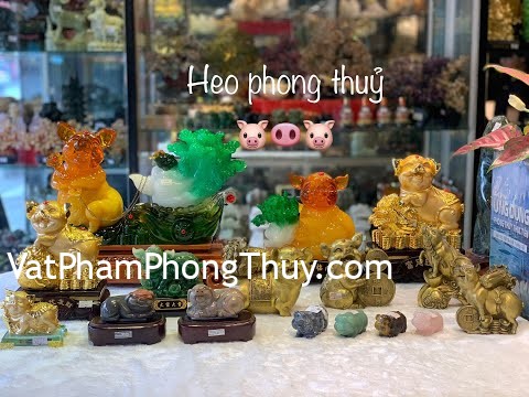 [Video] -Vật Phẩm phong thuỷ- Trưng heo phong thuỷ trong nhà mang lại lợi ích như thế nào ???