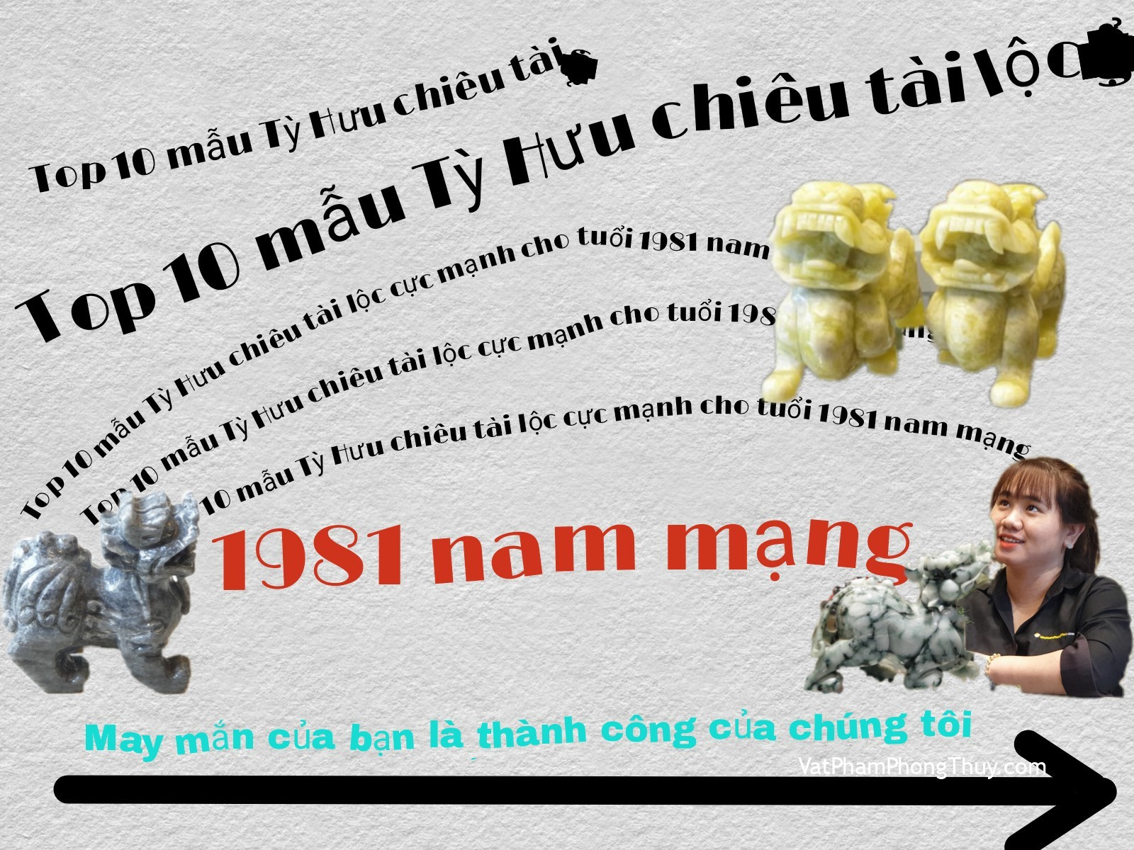 [Video] 10 cặp tỳ hưu thu hút vận may tài lộc mạnh mẽ dành cho tuổi 1981 Tân Dậu nam mạng | Ep 70 [Tỉ Tỉ Chuyện Phong Thủy]