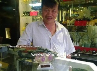 Chú Dũng - Khách mua Gậy như ý M080, Đĩa thất tinh thạch anh tím R093