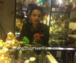 Anh Trường- khách hàng mua Gậy như ý lam ngọc M080