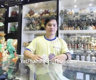 Anh Tân - khách hàng mua quả cầu thạch anh trắng DT230