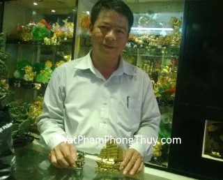 Anh Đức - Khách hàng mua Thuyền buồm đồng nhỏ D134, Mã thượng phong hầu đồng G219