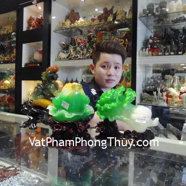Chị Kim Cương - khách hàng mua Tỳ hưu xanh như ý nhỏ H146G