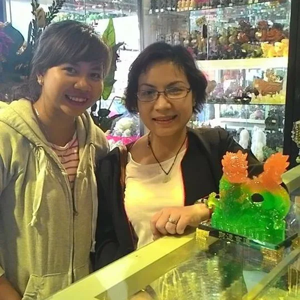 Chị Thủy - khách hàng mua tượng rồng E126, Tỳ Hưu trang sức S2008, dây rút tiền xu S976