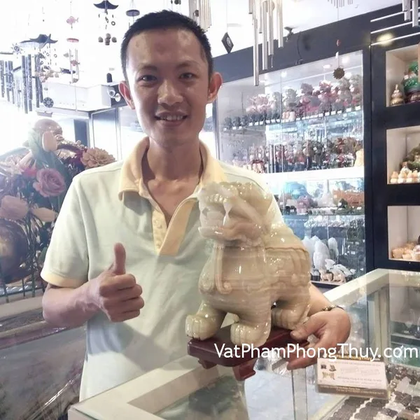 Anh Dũng - khách hàng mua Tỳ Hưu Bắc Kinh xanh BKX-L