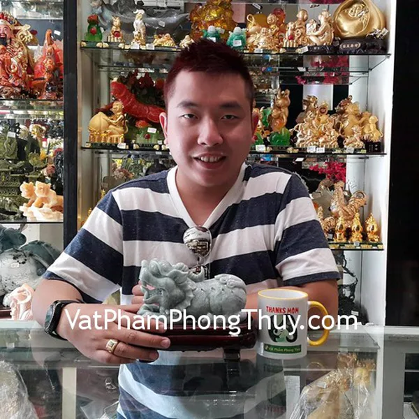 Anh Trường - khách hàng mua tỳ hưu ngọc phỉ thúy ND116-1