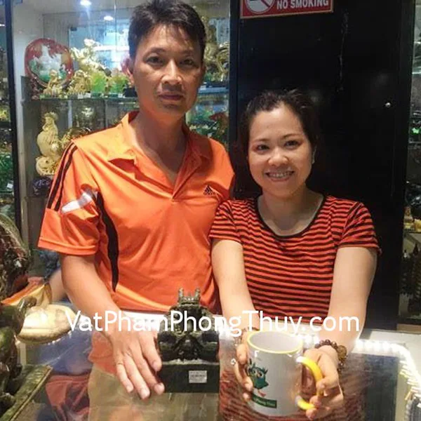 Anh Long - Khách hàng mua Ấn rồng lam ngọc H037