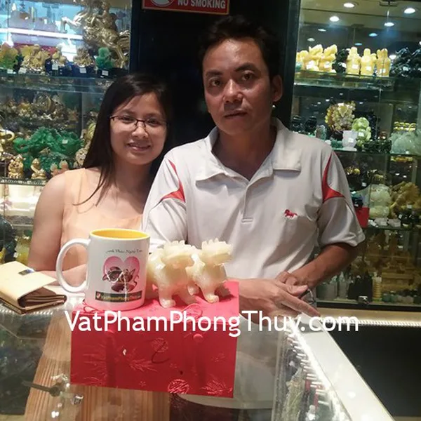 Anh Trung - Khách hàng mua Tỳ hưu bắc kinh xanh chuẩn BKX-S