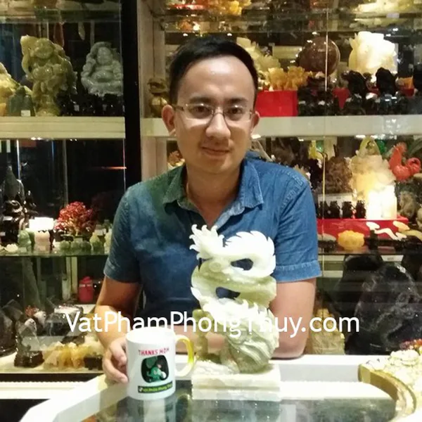 Anh Huy - khách hàng mua Rồng xanh cẩm thạch N074
