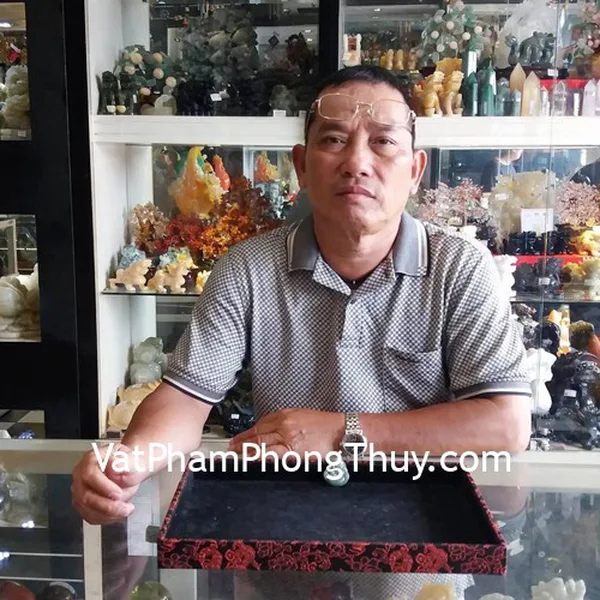 Anh Chín - khách hàng mua Phật Di Lạc Phỉ thúy S6321