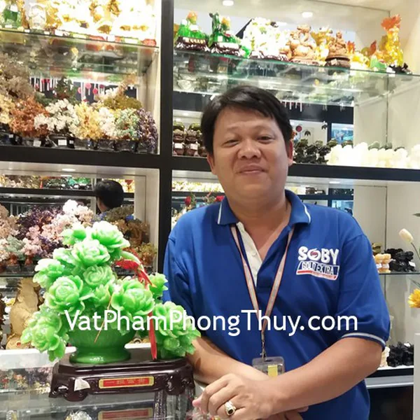 Anh Trung - khách hàng mua tượng giỏ mẫu đơn xanh phú quý H226G