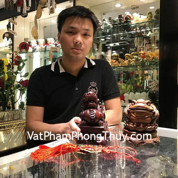 Anh Linh- Khách hàng mua Tỳ hưu chiêu tài E030, Thiềm thừ gỗ xoay E075, chiêu tài 10 xu CC2024