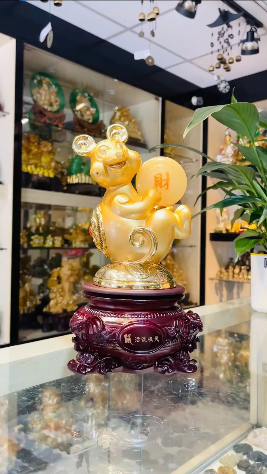 Chuột vàng trăng ngọc xoay - hoạt bát cơ linh H413G