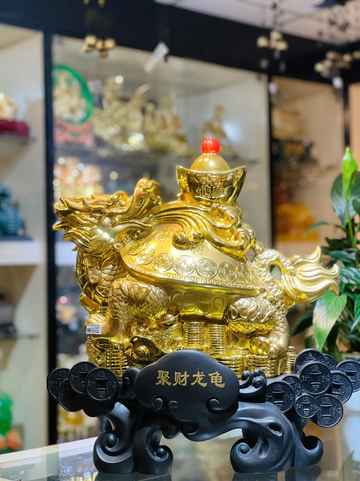 Rùa tụ tài long quy vàng Y183
