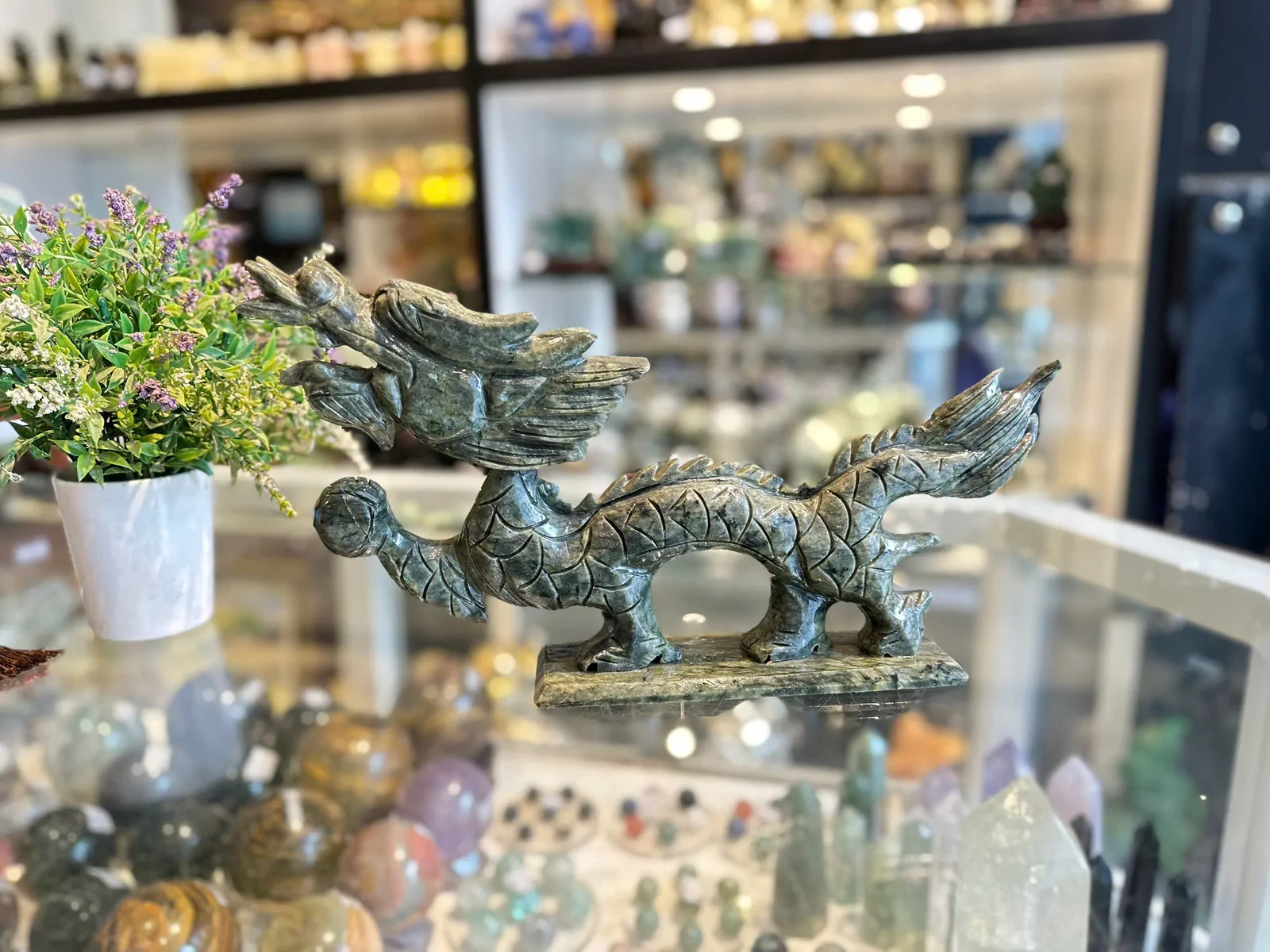 Rồng xanh lam ngọc lớn GM038