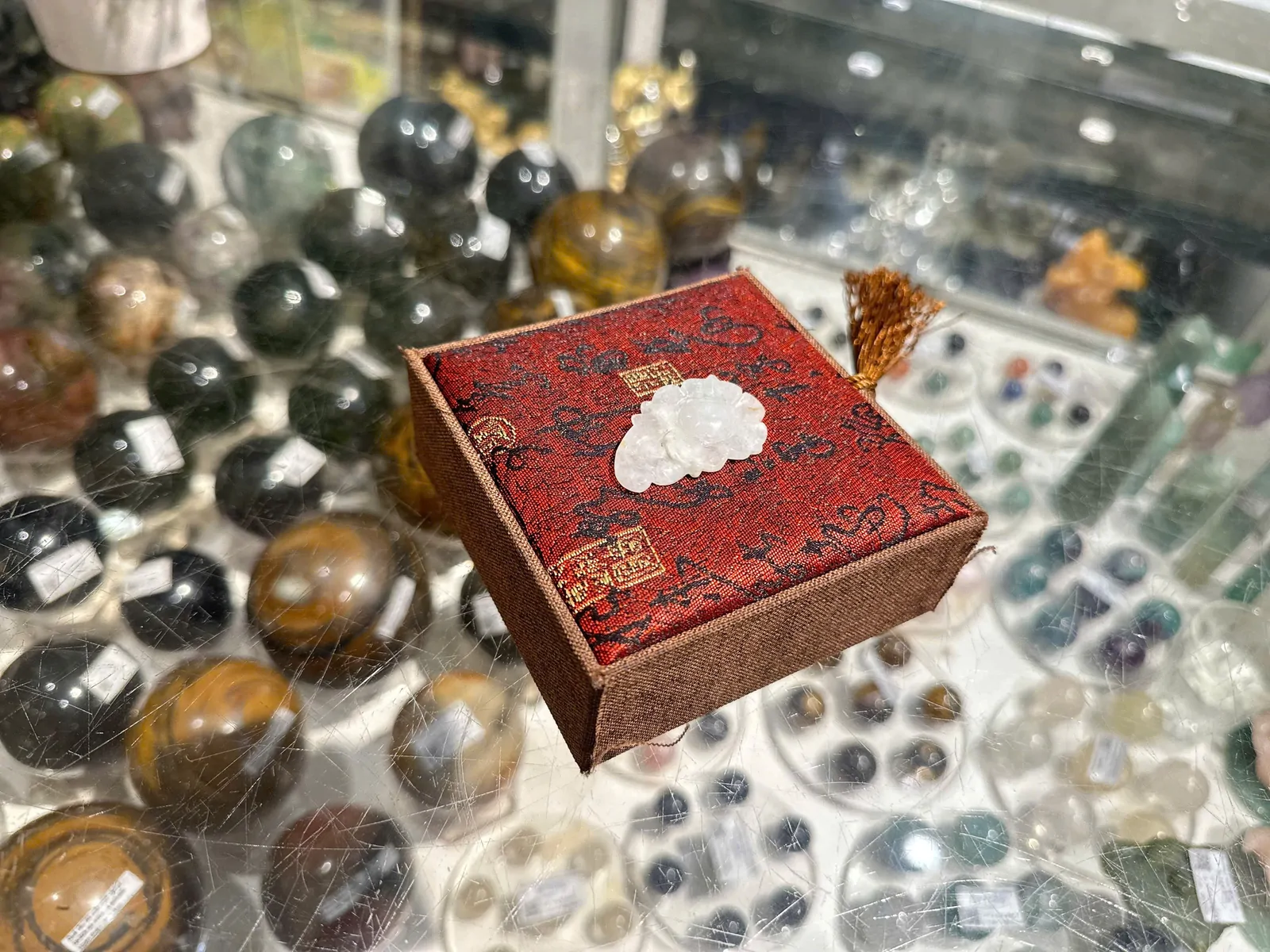 Mẫu đơn ngọc Phỉ Thúy kiểu mới A+++ (9g) S6501-S3-2358
