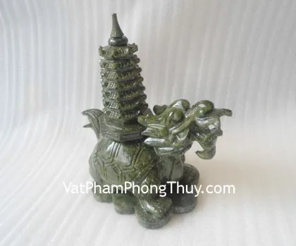 Rùa đầu rồng (long quy) đá nham thạch FLM108