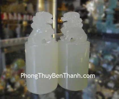 Ấn sư tử Thanh ngọc DT218