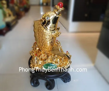 Cá xoay phú quý hữu dư vàng FY157