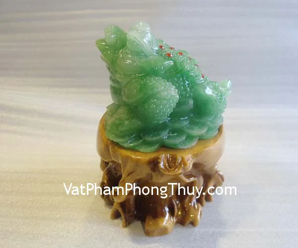 Thiềm thừ xanh, thân cây màu gỗ- Chiêu tài tấn bảo E072