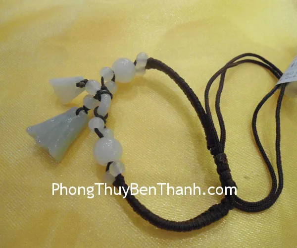 Dây rút 2 hoa chông dẹp-2 hạt lớn FS169