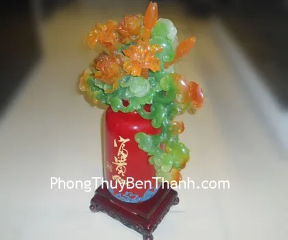 Mẫu đơn bình an như ý đỏ Y244