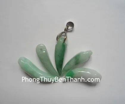 Ngà voi đeo cổ ngọc Phỉ Thúy S727