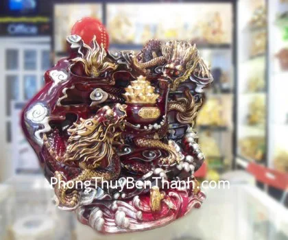 Rồng sanh ý hưng long giả gỗ Y240