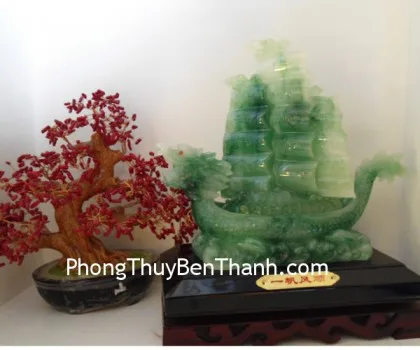 Thuyền buồm rồng lam ngọc nhỏ FGM130