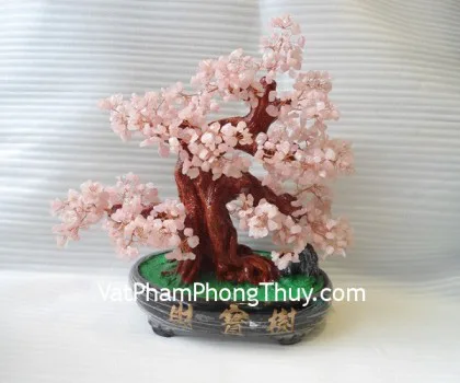 Cây thạch anh hồng lớn HCA265