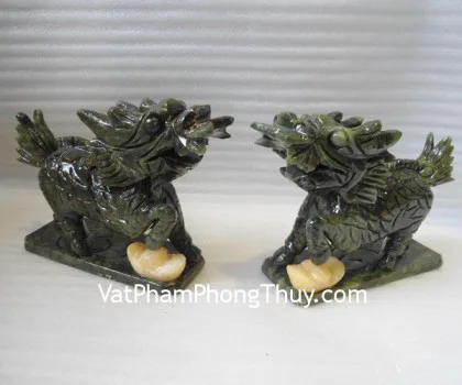 Kỳ lân lam ngọc nguyên bảo FHM090