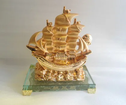 Thuyền buồm vàng sa kim lớn - nhất phàm phong thuận, tiền trình như cẩm K094M