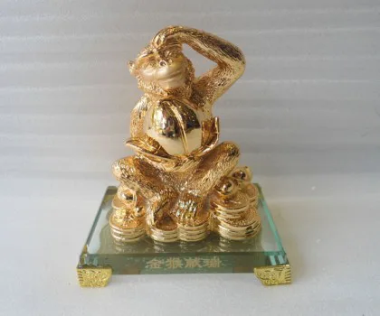 Chúa hổ vàng bóng lưng hồng châu gầm trên núi đá vàng đế thuỷ tinh nhỏ - Phước Đáo FLN183