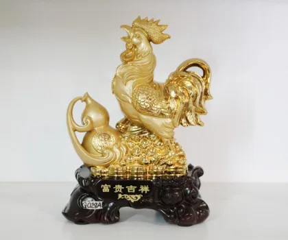Gà trên hồ lô tiền - Phú quý cát tường FG028A
