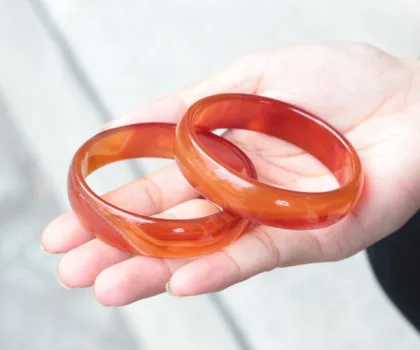 Vòng bản mã não đỏ S6477