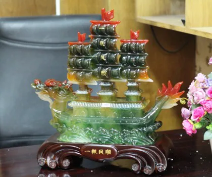 Thuyền buồm rồng ngọc xanh khủng - Nhất phàm phong thuận C185A