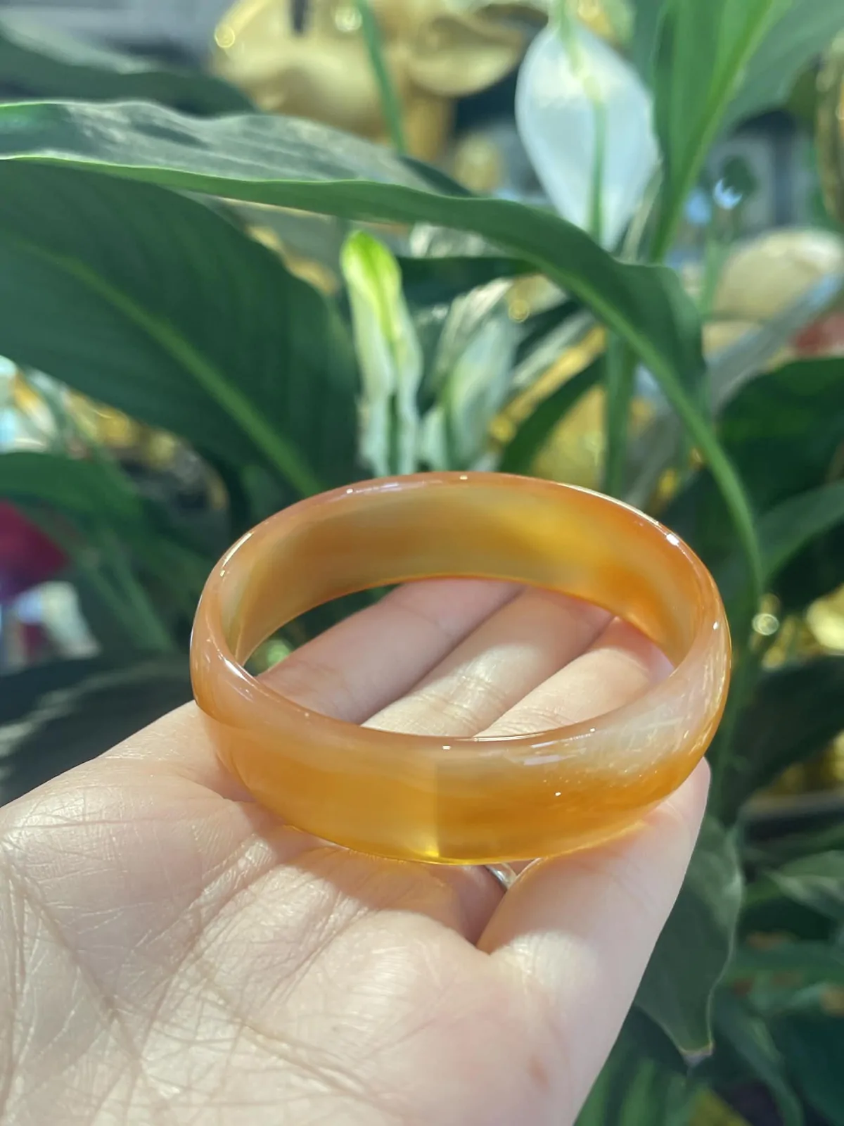 Vòng bản mã não cam S6713