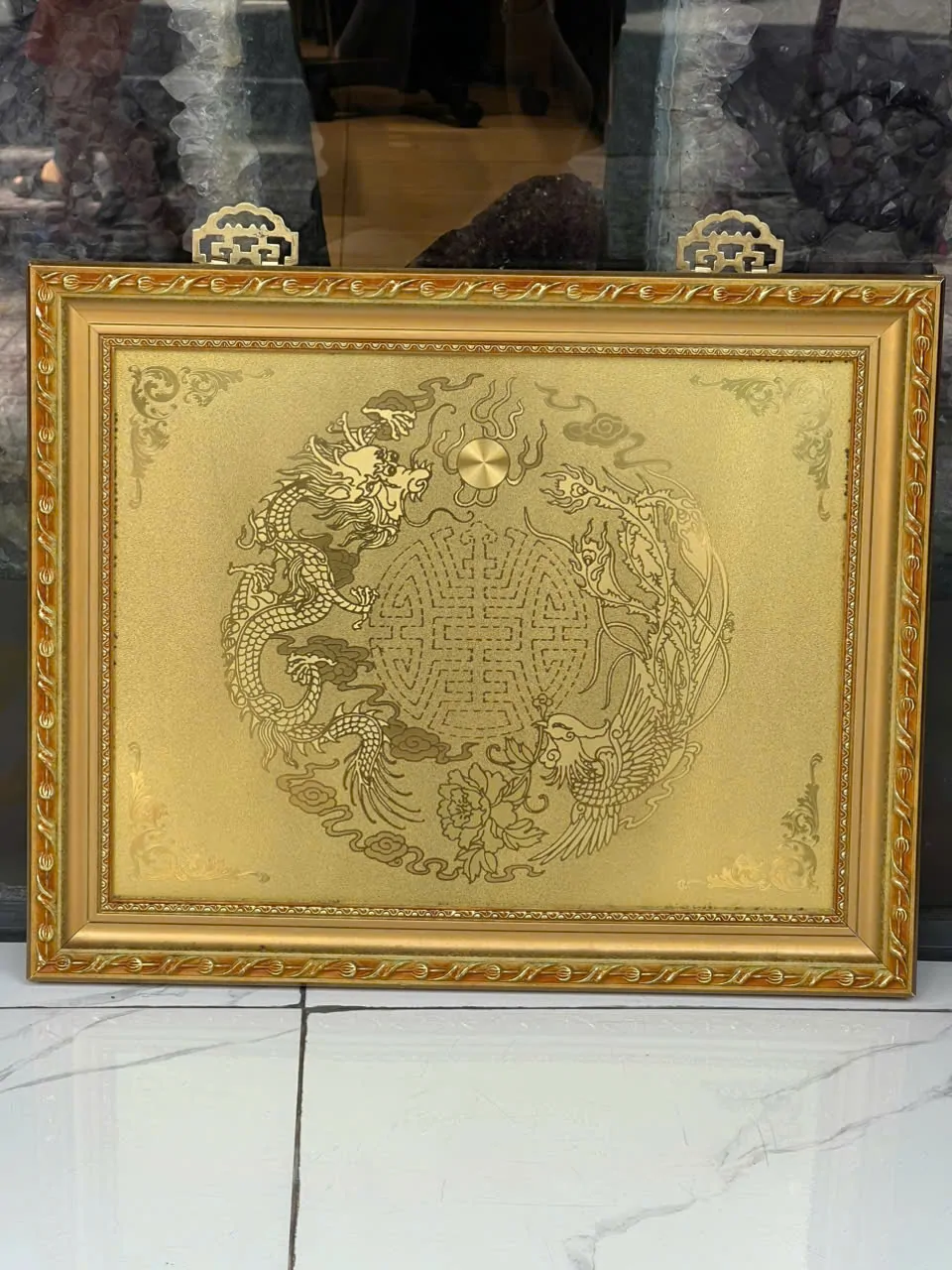 Tranh đồng Long Phụng TD08