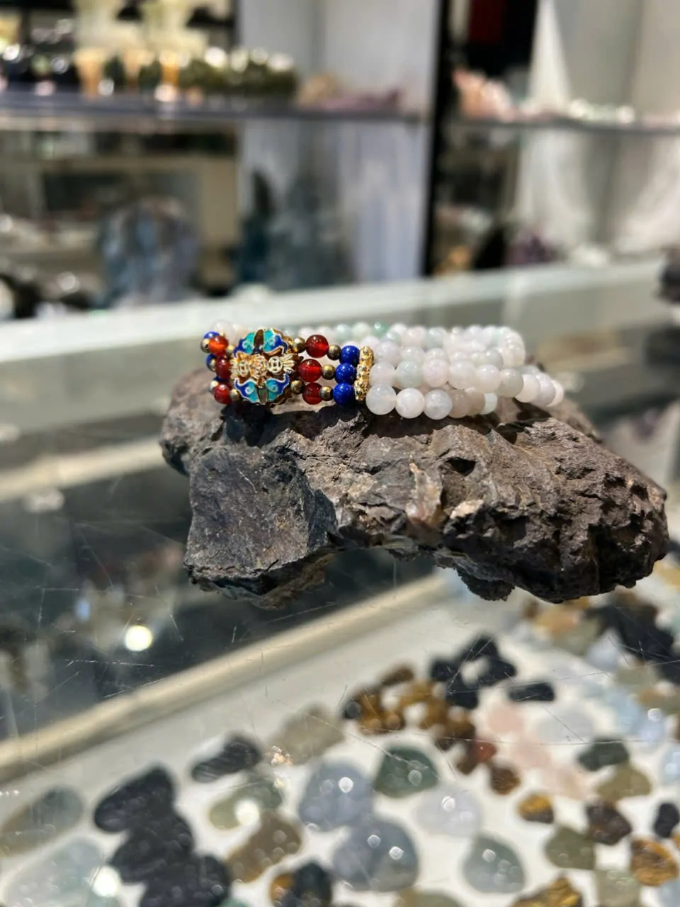 Chuỗi Phỉ Thúy hợp kim dơi xanh S6272
