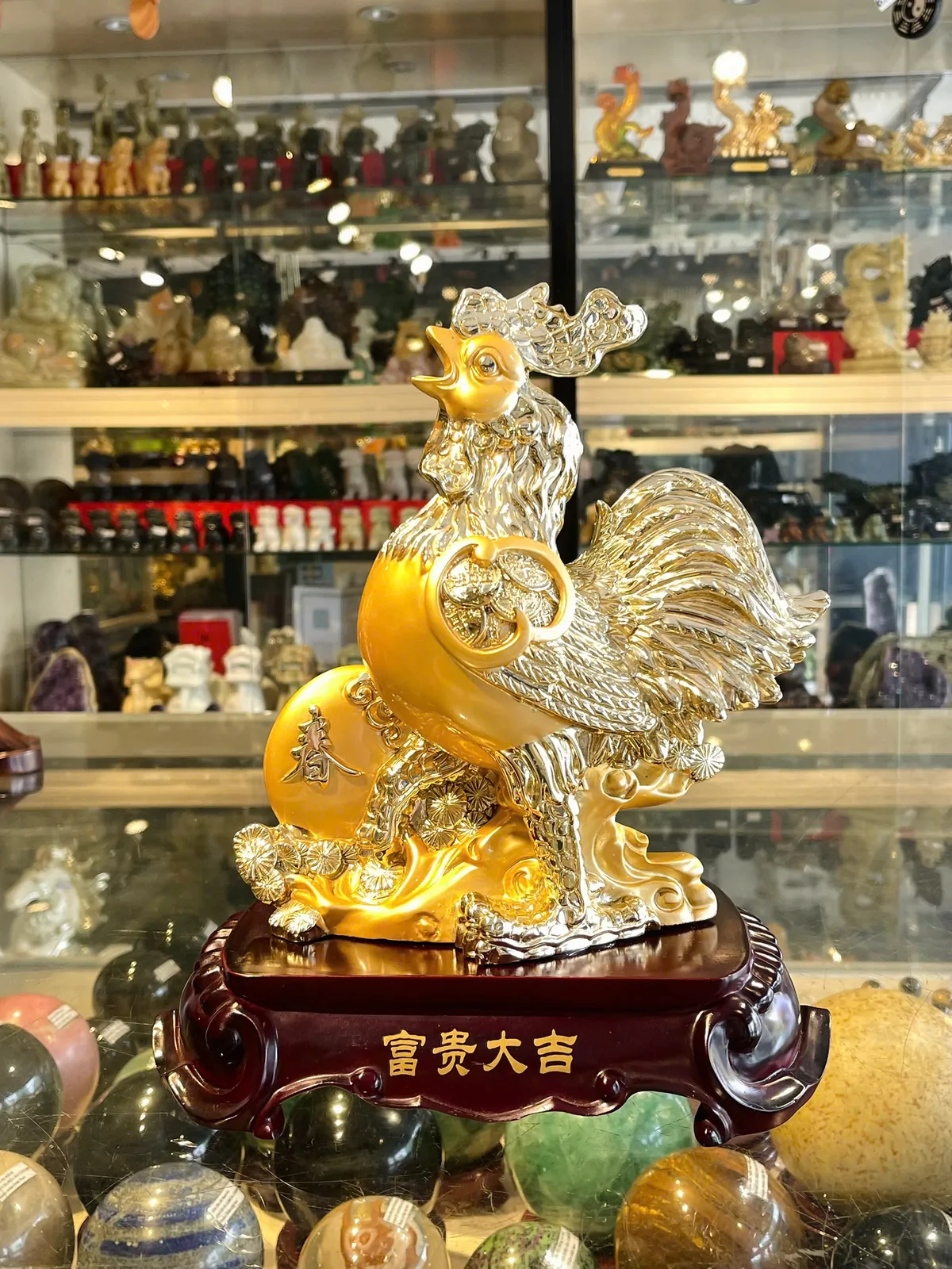 Gà vàng bên trăng vàng - Phú quý đại cát G043A