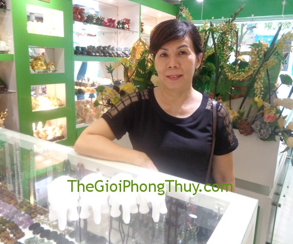 Chị Thanh - Khách hàng mua tượng voi đá ngọc trắng FHM052
