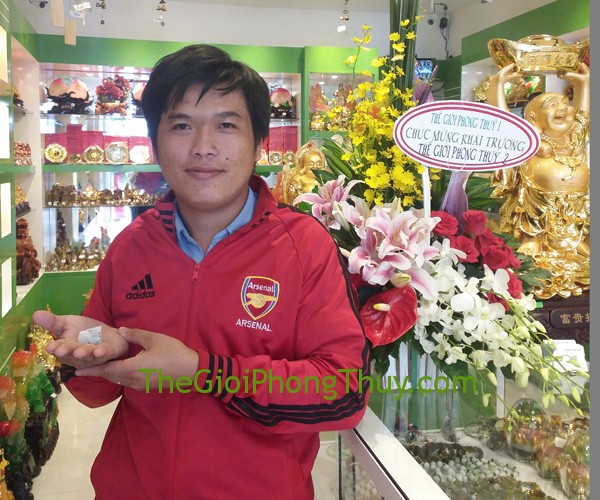 Anh Nguyễn Thành Lộc – Khách hàng sở hữu Tỳ Hưu đá quý may mắn FS689