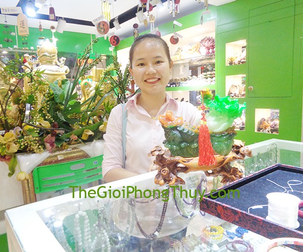 Chị Đoan - Khách Hàng mua Thiềm thừ ngọc kéo cãi xanh FG162A